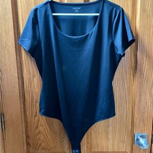 Nine West Black Bodysuit Top